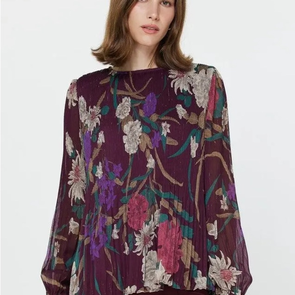 Current Air Multicolor Floral Blouse